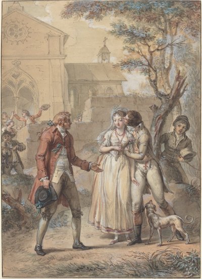The Kiss Returned by Jacques Louis François Touzé