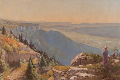 The Vercors Plateau (seen from Les Ramées) by Jacques Louis Gay