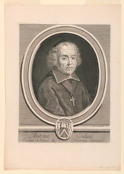 Portrait of Antoine Godeau (1605-1672) by Jacques Lubin