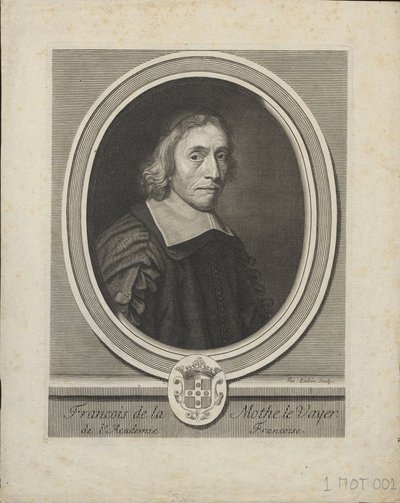 Portrait of François de La Mothe le Vayer 1588-1672, ca. 1695 by Jacques Lubin