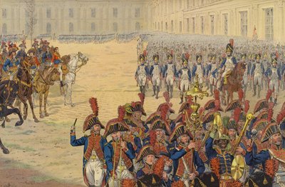 First Review of the Consular Guard on the Parade Ground at the Tuileries Palace by Jacques Marie Gaston Onfray de Breville (Job)