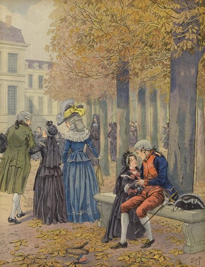 Napoleon and his sister Elisa by Jacques Marie Gaston Onfray de Breville (Job)