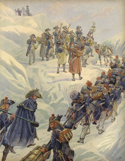 Passage of Saint Bernard by Jacques Marie Gaston Onfray de Breville (Job)