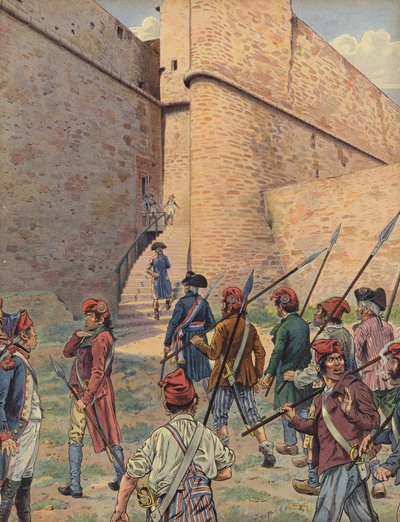 The Square Fort in Antibes by Jacques Marie Gaston Onfray de Breville (Job)