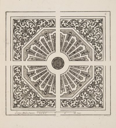 Design for Parterre, from Theatre des Plans et Jardinages, pub.1652 by Jacques Mollet