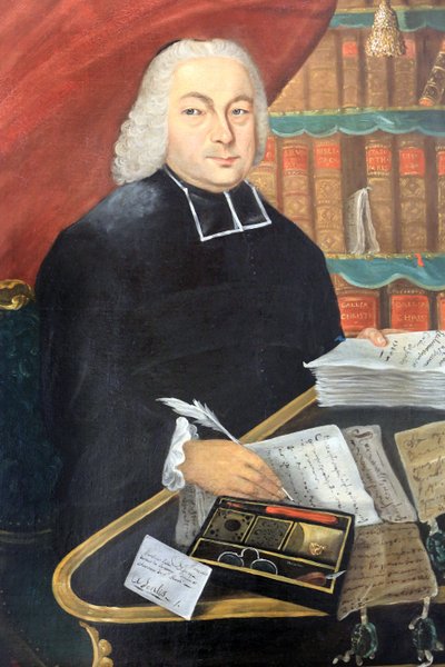 Portrait of Canon Afforty by Jacques Nicolas Julliard