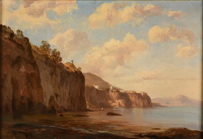 Cliffs by the Sea by Jacques Raymond Brascassat