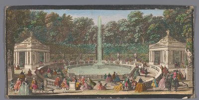 View of the Bosquet des Dômes in the Garden of Versailles by Jacques Rigaud (possibly)