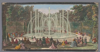View of the Bosquet des Trois Fontaines in the Garden of Versailles by Jacques Rigaud (possibly)