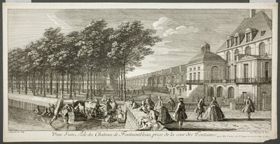 View of a Wing of the Palace of Fontainebleau, from the series The Château de Fontainebleau by Jacques Rigaud
