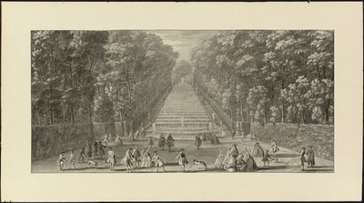 View of the Grand Cascade in the Gardens of Marly by Jacques Rigaud