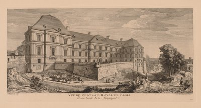 View of the Royal Castle of Blois, Taken from the Countryside by Jacques Rigaud