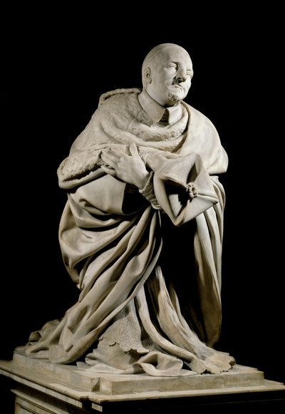 Monument in tribute to Cardinal Pierre de Berulle (1575-1629) founder of the Seculiere Congregation of the Oratory by Jacques Sarazin