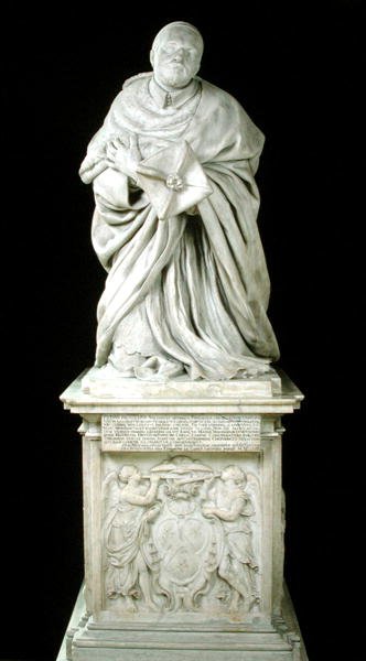 Monument to Cardinal Pierre de Berulle (1575-1629) from the Carmelite Chapel in Paris by Jacques Sarazin