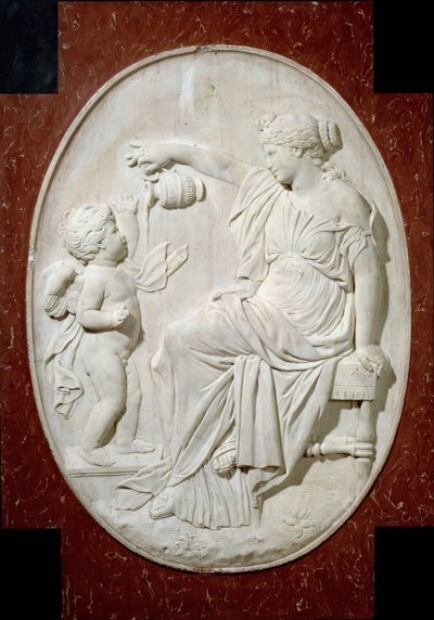 Monument to the Heart of Louis XIII: The Four Cardinal Virtues. Temperance by Jacques Sarazin