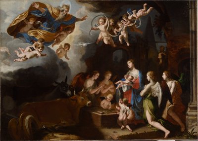 The Adoration of the Christ Child by Jacques Stella