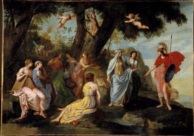 Minerva in the Muses by Jacques Stella