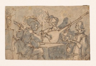 Musical Company by Candlelight by Jacques Stella
