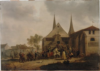 Pillage of a church during the Revolution (circa 1793) by Jacques Swebach Desfontaines