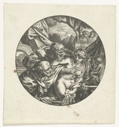 Watch Case with Susanna and the Elders by Jacques Vauquer