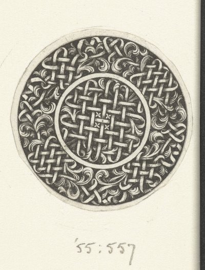 Medallion with Braiding by Jacques Vauquer
