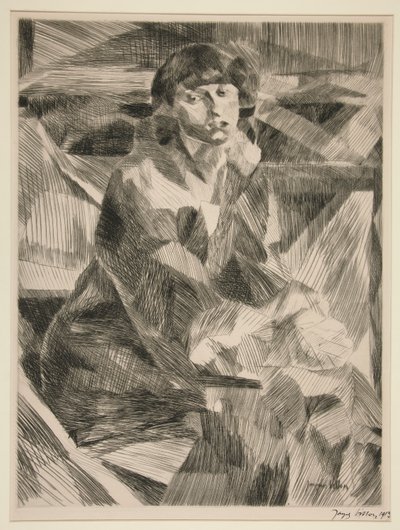 Portrait of a Young Woman by Jacques Villon