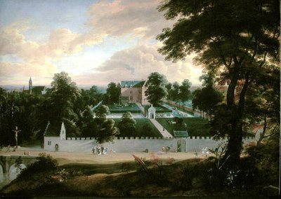 View of a Castle by Jacques d Arthois