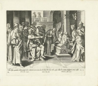 Generosity of the Poor Widow (series title) Vita, passio et Resvrrectio Iesv Christi (series title) Life, Passion and Resurrection of Christ by Jacques de Bie