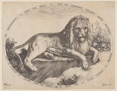 The Great Lion by Jacques de Gheyn II