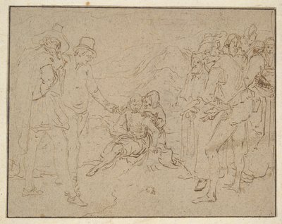 Job on a Dunghill, Tried by his Friends by Jacques de Gheyn II