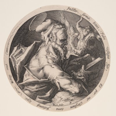 Luke, from The Evangelists by Jacques de Gheyn II