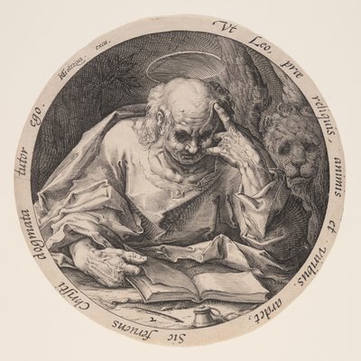 Mark, from The Evangelists by Jacques de Gheyn II