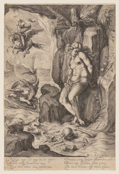 Perseus Liberating Andromeda by Jacques de Gheyn II