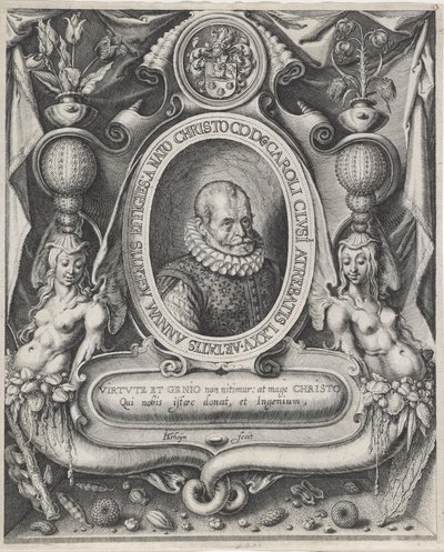 Portrait of Carolus Clusius (Charles de l