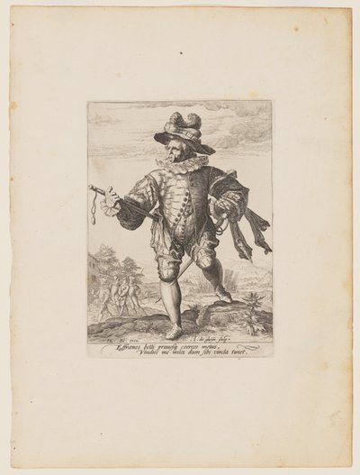 Provost, from Officers and Soldiers of the Bodyguard of Emperor Rudolph II by Jacques de Gheyn II