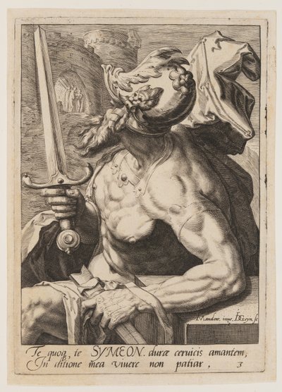 Simeon, from The Twelve Sons of Jacob by Jacques de Gheyn II