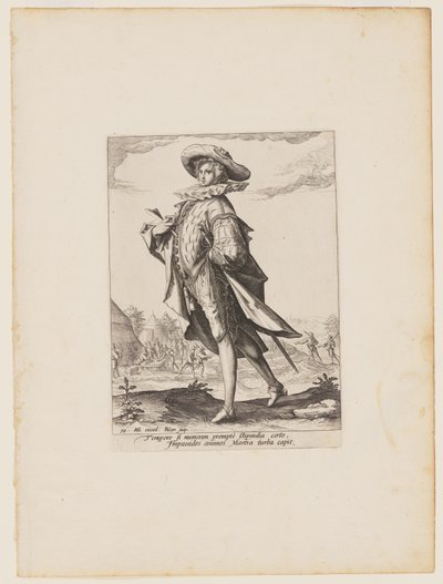 Treasurer, from Officers and Soldiers of the Bodyguard of Emperor Rudolph II by Jacques de Gheyn II