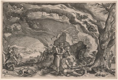 Witches Preparing for Sabbath by Jacques de Gheyn II