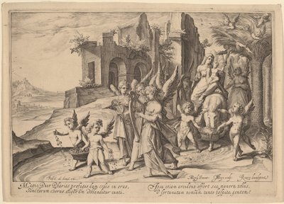 Return from the Flight into Egypt by Jacques de Gheyn II, after Karel van Mander I