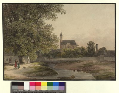 The Hospital Church in Mödling by Jakob Alt