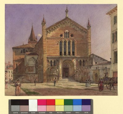 San Fermo in Verona by Jakob Alt