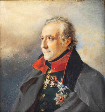 Portrait of Jan Pieter van Suchtelen 1751-1836, 1821 by Jakob Axel Gillberg