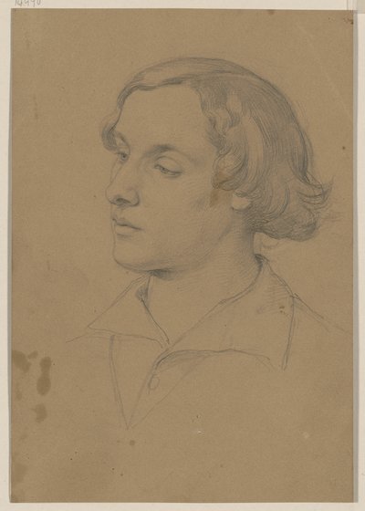 Bust of a Young Man Facing Left by Jakob Becker