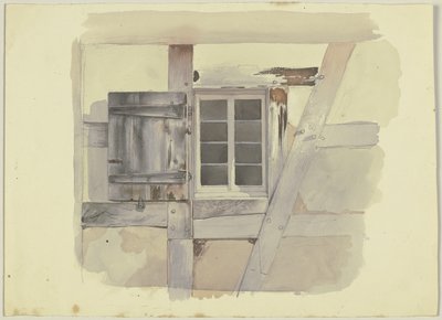 Window of a Half-Timbered House by Jakob Becker