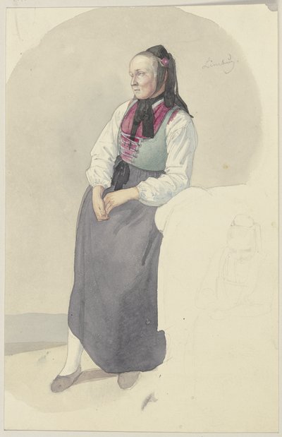 Hessian Farmwoman by Jakob Becker