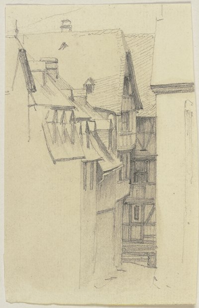 Row of Houses by Jakob Becker