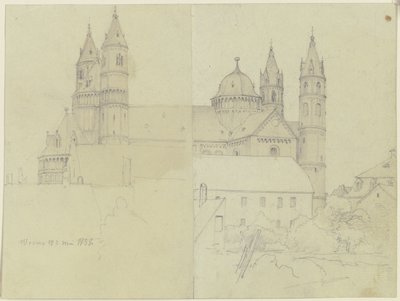 Worms Cathedral by Jakob Becker