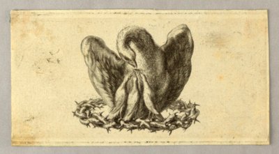 Vignette, The Pelican in the Crown of Thorns by Jakob Frey