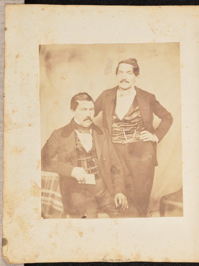 Portrait of Two Men by Jakob Höflinger