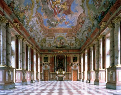 The Marble Hall in the Abbey Church of St. Florian by Jakob Prandtauer